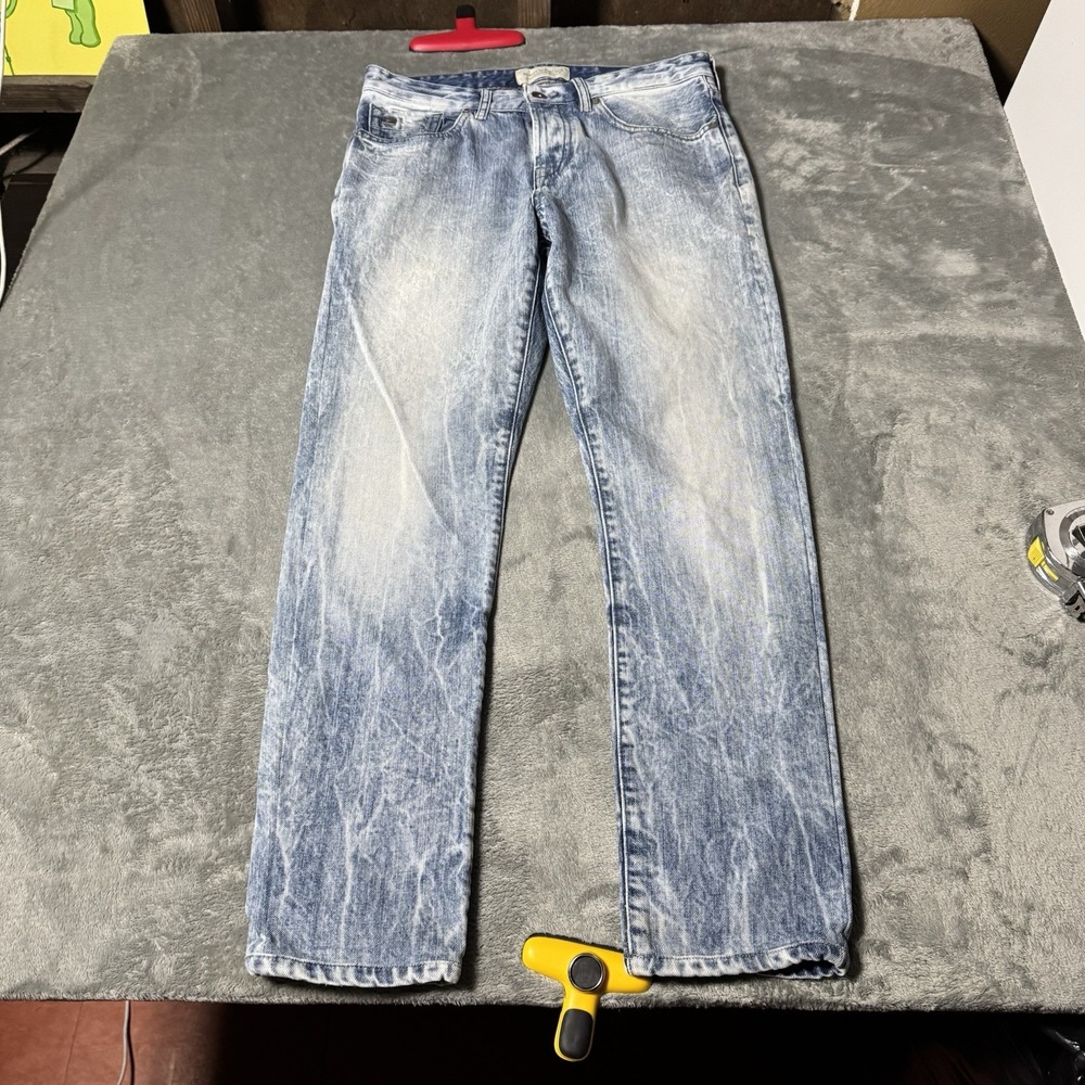 Scotch & Soda Amsterdams Blauw Vernon‎ Men's Straight Leg Jeans W29 / L32 Button